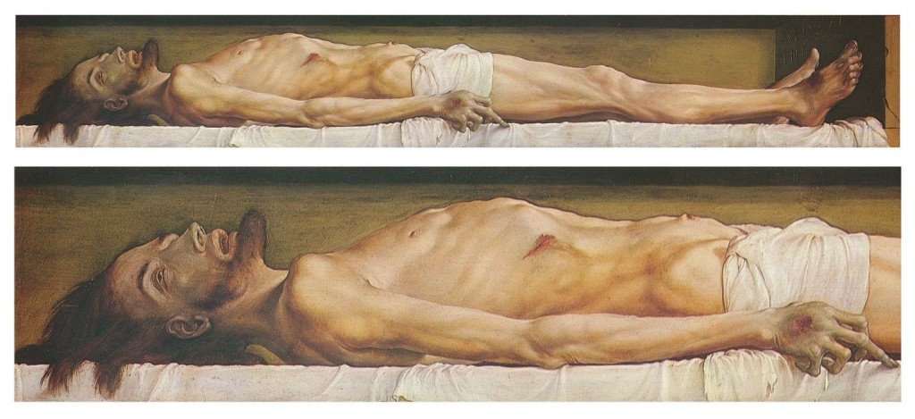 Ο Χριστός στον τάφο. Πίνακας του Χανς Χόλμπαϊν, Μουσείο Βασιλείας Ελβετία. 